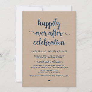 Kraft Elopement, Lyckoönskningar Efter Celebration Inbjudningar