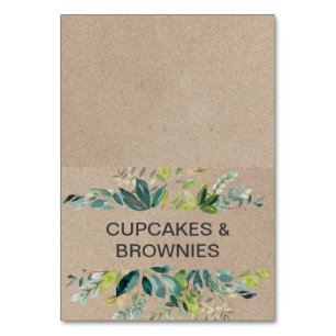 Kraft Foliage Buffet Food Labels Bordsnummer