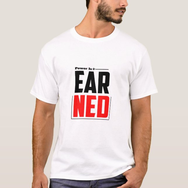 Kraft Förtjänas - Gym T-Shirt (Framsida)