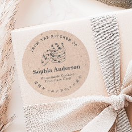 Kraft från Chocolate Chip Cookie Runt Klistermärke