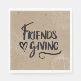 Kraft Friendsgiving Middagsparty Pappersservett