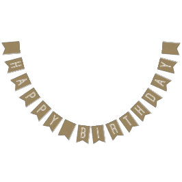 Kraft Grattis på födelsedagen Banner Vimplar