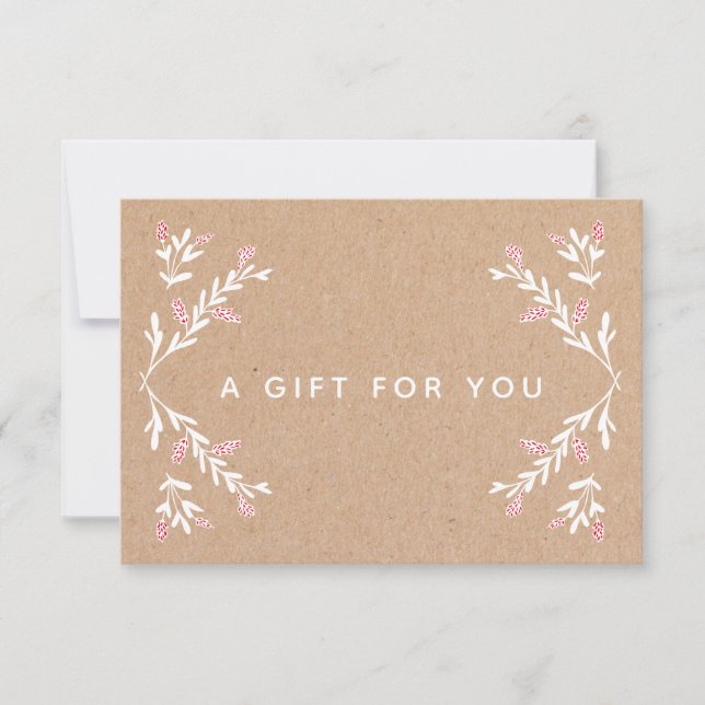 Kraft Helgdag Gift-certifikat (Framsida)