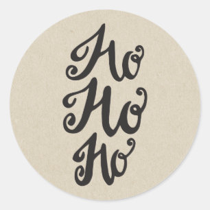 Kraft Holiday Jul Jul HO HO HO Förmån Runt Klistermärke