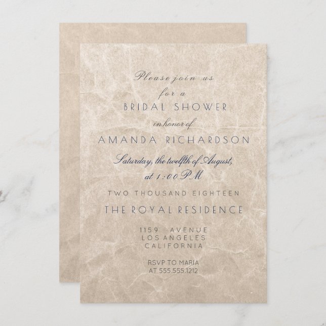 Kraft Möhippa Party Inbjudningar (Fram/baksida)