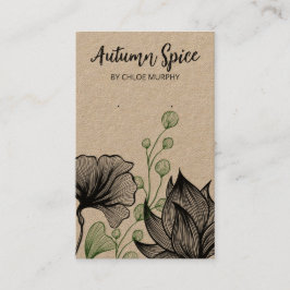 Kraft Natural Tharring Visning Cards Visitkort