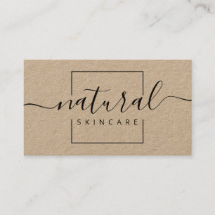 Kraft Organic Natural Spa Skincare Soap Visitkort