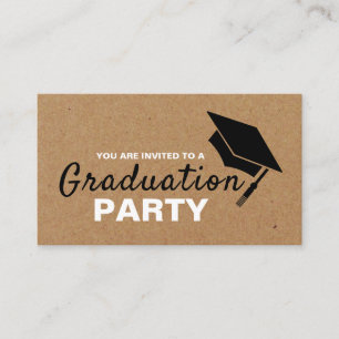 Kraft Papper Effect, Studentfest Biljett Inbjudan
