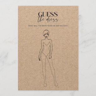 Kraft Papper Möhippa gissar Dress Game