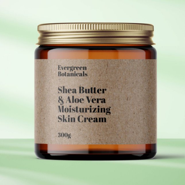 Kraft papper stil-vattentät kosmetikaetikett burk vattenflaskor etikett (Skapare uppladdad)