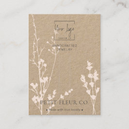 Kraft Papper WildblommJewelry Hairclip Visning