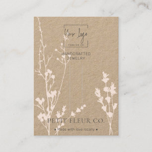 Kraft Papper WildblommJewelry Hairclip Visning
