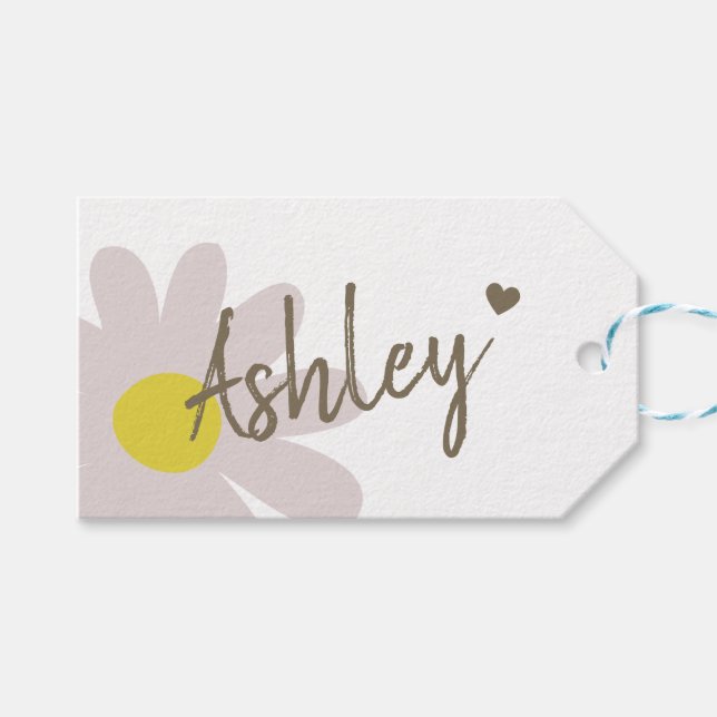 Kraft Pappra enkla handgjorda gåvor Namnteckning Presentetikett (Framsidan (Horisontell))