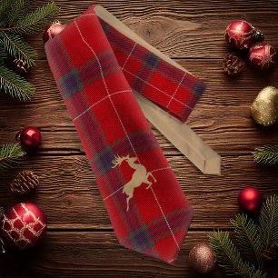 Kraft Reindeer Tartan Red ID589 Slips