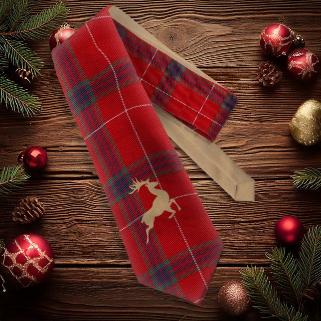 Kraft Reindeer Tartan Red ID589 Slips (Skapare uppladdad)