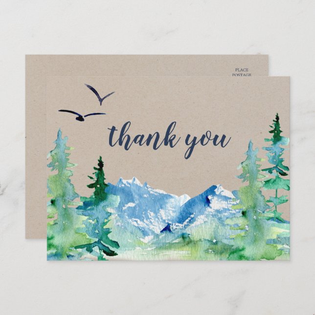 Kraft Rocky Mountain Tack Postcard Vykort (Fram/baksida)