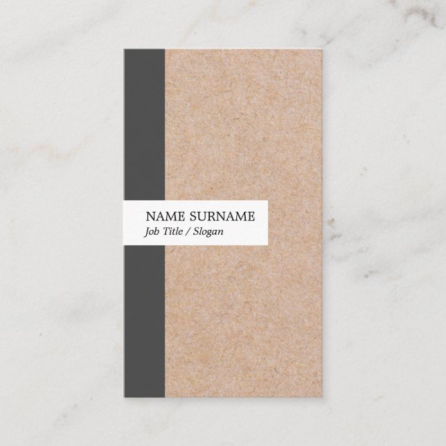 Kraft skrivev ut visitkorten för visitkort (Framsida)