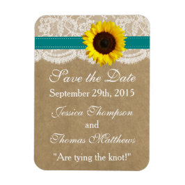 Kraft, Snöre och solrossamlingen - Teal Magnet