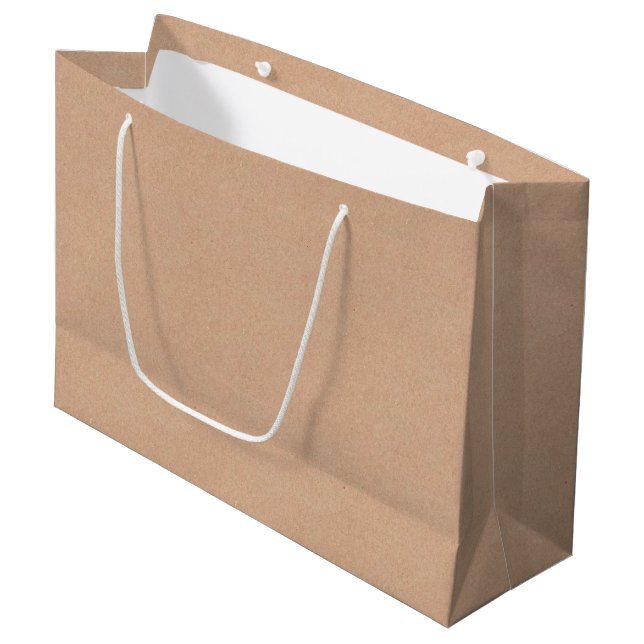 Kraft Style Large Gift Bag Charming Gift Packaging (Framsidan Vinklad)