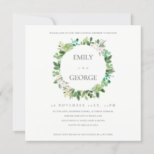 KRAFT SUCCULENT WREATH FAUNA PAR SHOWER INBJUDAN