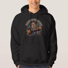 Kraft till folket - högspänningselektriker hoodie