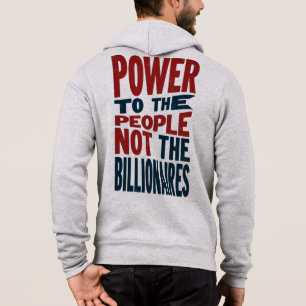 Kraft till folket, inte Riken - Protest Slogan T Shirt