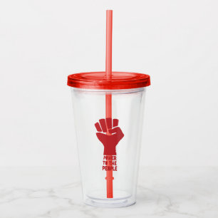 Kraft till folket take away mugg