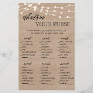 Kraft What's in your purse möhippa match Flygblad