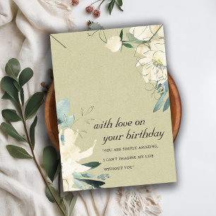 KRAFT WHITE BLOMMIGT BIRTHDAY NECKLACE VISNING CAR PLACERINGSKORT