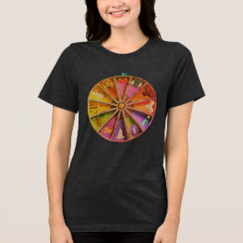 Kräftan (Cancer) på Zodiak-hjulet T Shirt