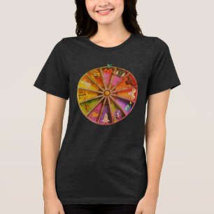 Kräftan (Cancer) på Zodiak-hjulet T Shirt