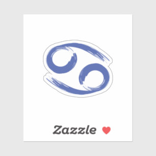 KRÄFTAN Stjärntecken Juni Juli Sommar Astrologi Klistermärken