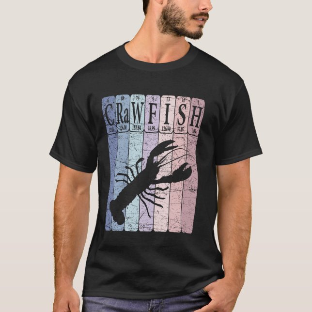 Kräftdjur Periodiska Systemet Element Kräftdjur T Shirt (Framsida)