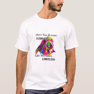 Kraften hos en Lejon T-shirt utan blommor