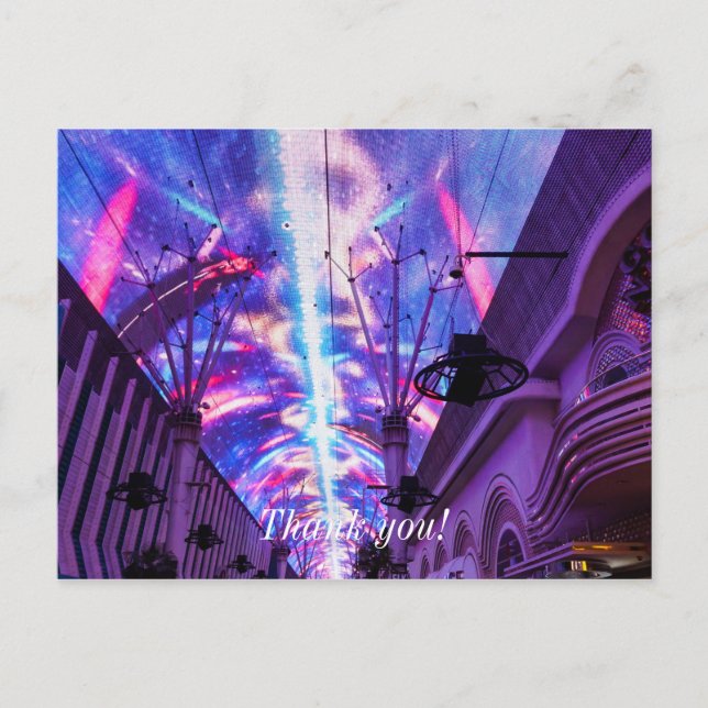 Kraften på Fremont Street Vykort (Framsida)
