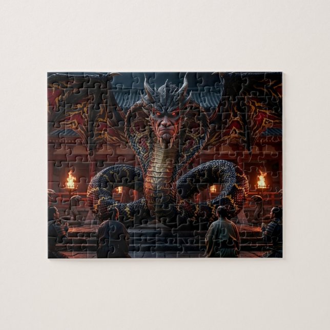 Kraftens Drakon Pussel (Horisontell)
