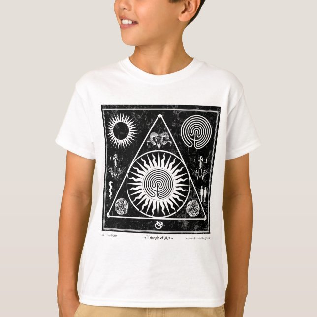Kräftfartyg: En triangel av artikel 4 Tee Shirt (Framsida)