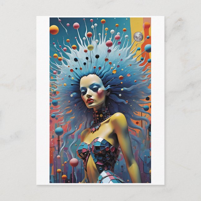 Kräftfartyg - Ken Gage Art Vykort (Framsida)