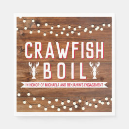 Kräftfest Förlovningsfest Pappersservett