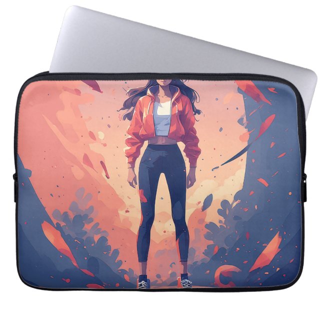 KRAFTFlicka  Laptop Fodral (Framsidan)
