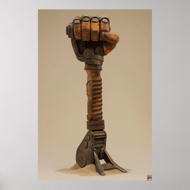 Kraftfull 3D-renderare Poster redan nu. (Framsidan)