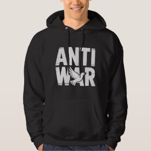 Kraftfull "anti-Krig" med Peace Dove T-Shirt Hoodie