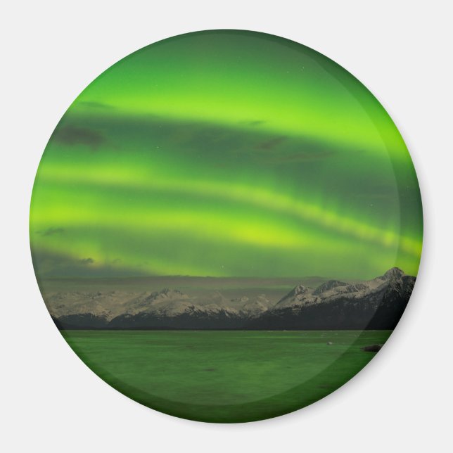 Kraftfull Aurora Magnet (Framsidan)