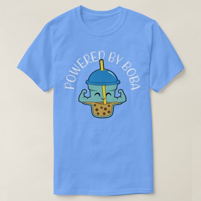 Kraftfull av Boba Bubble Tea 1531 T Shirt (Design framsida)