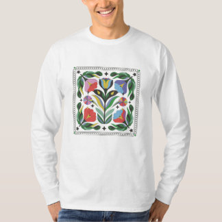 Kraftfull Blommigt - Färga blommor och Löv T Shirt