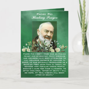 Kraftfull bön för sjukskrivningskortet kort