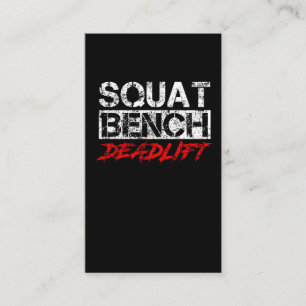 Kraftfull borttagning av torra deadliftsport visitkort