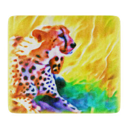 Kraftfull Cheetah Animal Painting. Köp nu