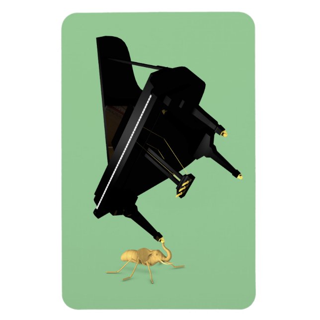 Kraftfull Eleph-Ant Magnet (Vertikal)