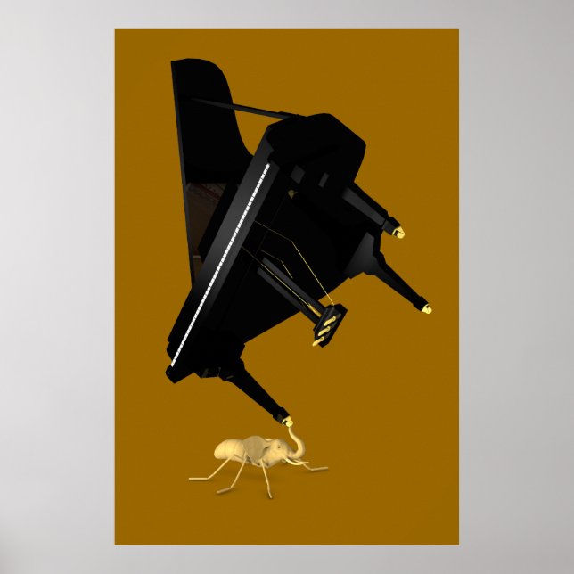 Kraftfull Eleph-Ant Poster (Framsidan)